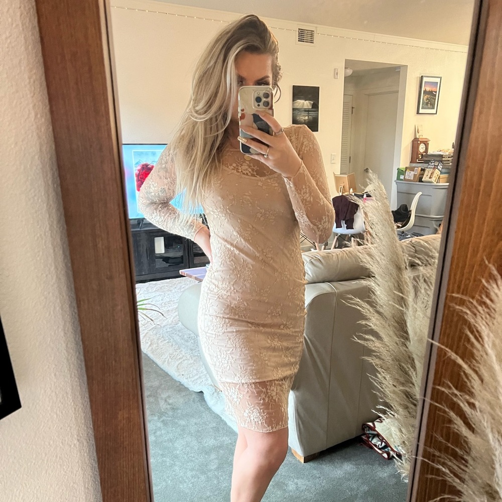 Mesh dress 2 piece